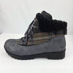 Jambu Water Resistant Redrock  Hiking Boot Gray Plaid Size 9